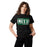 Woman wearing Spring High School Lions Black Classic Unisex T-shirt 098