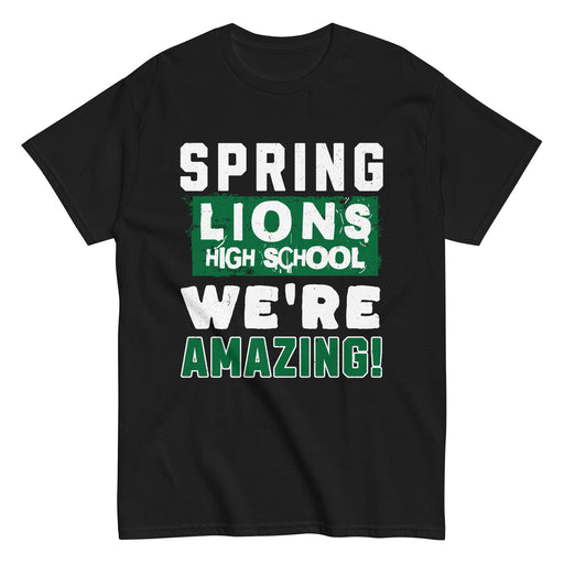 Spring High School Lions Black Classic Unisex T-shirt 231