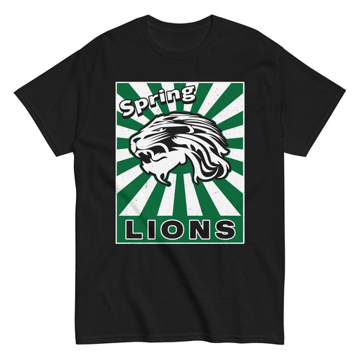 Spring High School Lions Black Classic Unisex T-shirt 226