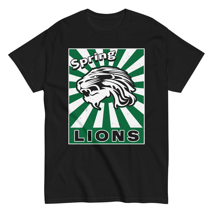 Spring High School Lions Black Classic Unisex T-shirt 226