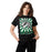 Woman wearing Spring High School Lions Black Classic Unisex T-shirt 226