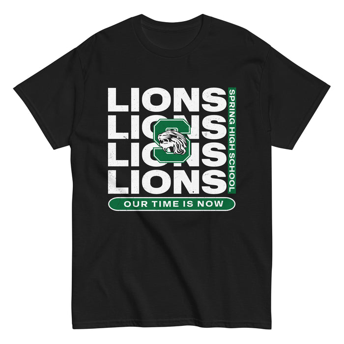 Spring High School Lions Black Classic Unisex T-shirt 235