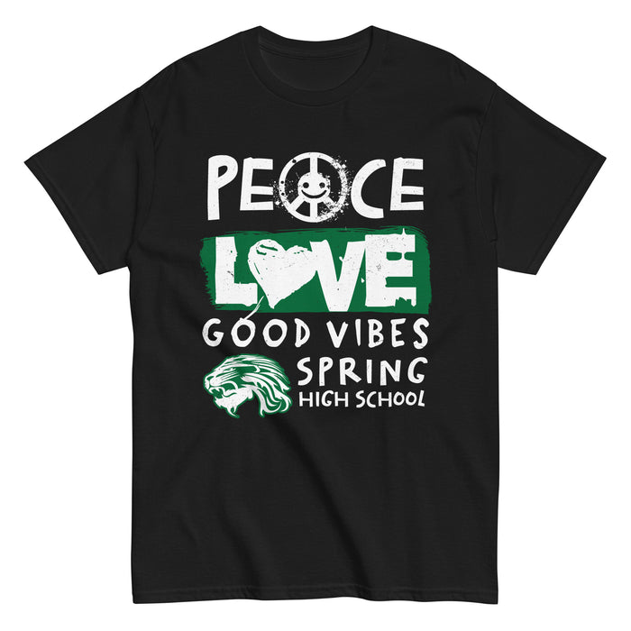 Spring High School Lions Black Classic Unisex T-shirt 240