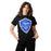 Woman wearing Taylor High School Mustangs Black Classic Unisex T-shirt 225