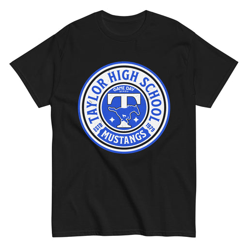 Taylor High School Mustangs Black Classic Unisex T-shirt 220