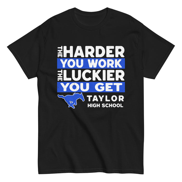 Taylor High School Mustangs Black Classic Unisex T-shirt 238