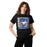 Woman wearing Taylor High School Mustangs Black Classic Unisex T-shirt 235