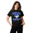 Woman wearing Taylor High School Mustangs Black Classic Unisex T-shirt 060