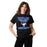 Woman wearing Taylor High School Mustangs Black Classic Unisex T-shirt 006