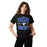 Woman wearing Taylor High School Mustangs Black Classic Unisex T-shirt 030