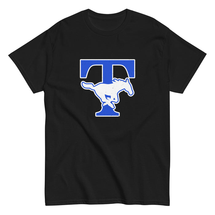 Taylor High School Mustangs Black Classic Unisex T-shirt 200