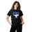Woman wearing Taylor High School Mustangs Black Classic Unisex T-shirt 200