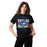 Woman wearing Taylor High School Mustangs Black Classic Unisex T-shirt 210