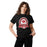 Woman wearing Tomball High School Cougars Classic Unisex Black T-shirt 212