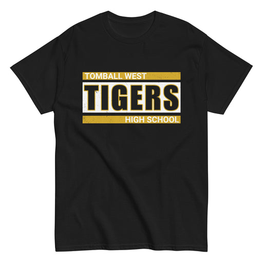 Tomball West High School Tigers Black Classic Unisex T-shirt 098