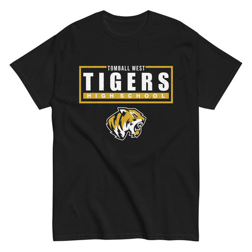 Tomball West High School Tigers Black Classic Unisex T-shirt 049