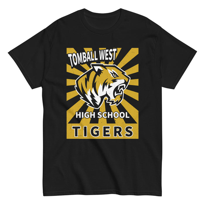 Tomball West High School Tigers Black Classic Unisex T-shirt 226