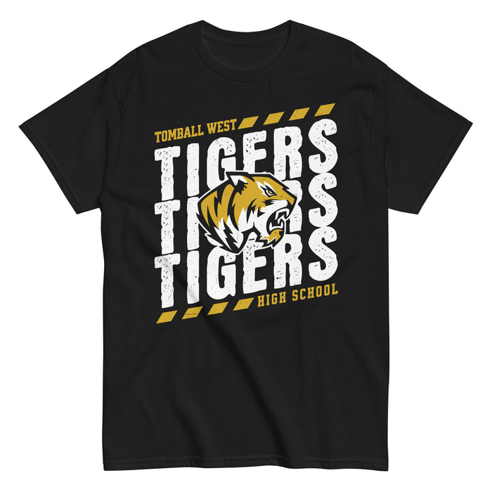 Tomball West High School Tigers Black Classic Unisex T-shirt 223