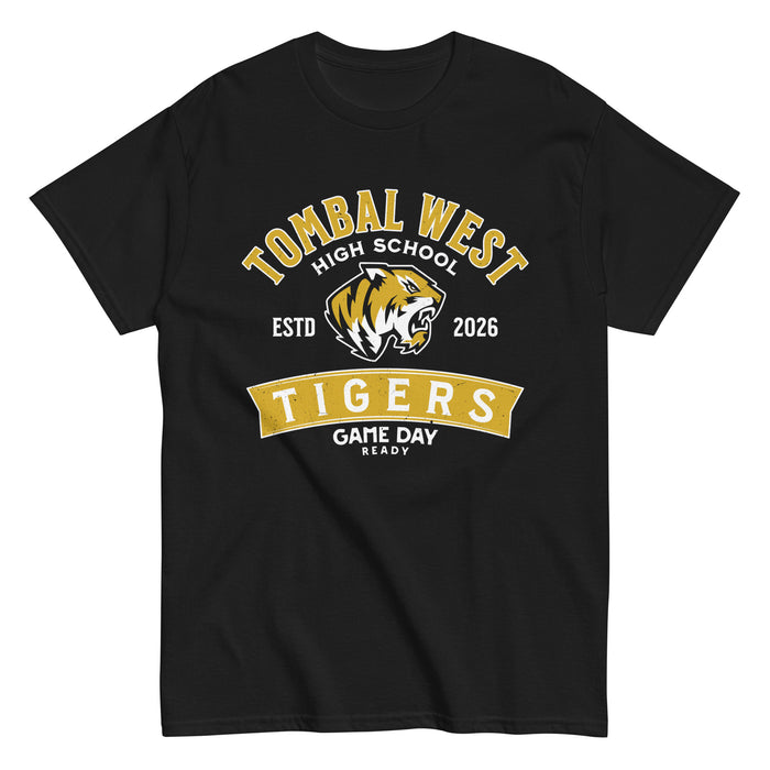 Tomball West High School Tigers Black Classic Unisex T-shirt 221