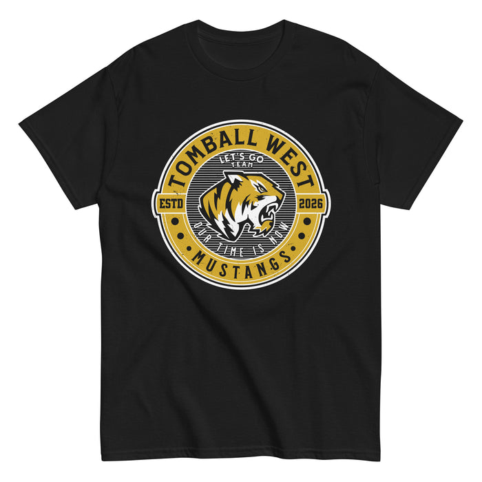 Tomball West High School Tigers Black Classic Unisex T-shirt 224