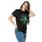 Woman wearing Spring High School Lions Black Classic Unisex T-shirt 214