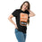 Woman wearing United High School Longhorns Black Classic Unisex T-shirt 001