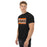 Side view of United High School Longhorns Black Classic Unisex T-shirt 098