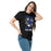 Woman wearing Dekaney High School Wildcats Black Classic Unisex T-shirt 205