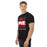 Side view of Del Valle High School Cardinals Black Classic Unisex T-shirt 240