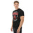 Side view of Del Valle High School Cardinals Black Classic Unisex T-shirt 204