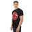 Side view of Del Valle High School Cardinals Black Classic Unisex T-shirt 239