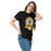 Woman wearing Klein Oak High School Panthers Classic Unisex Black T-shirt 212