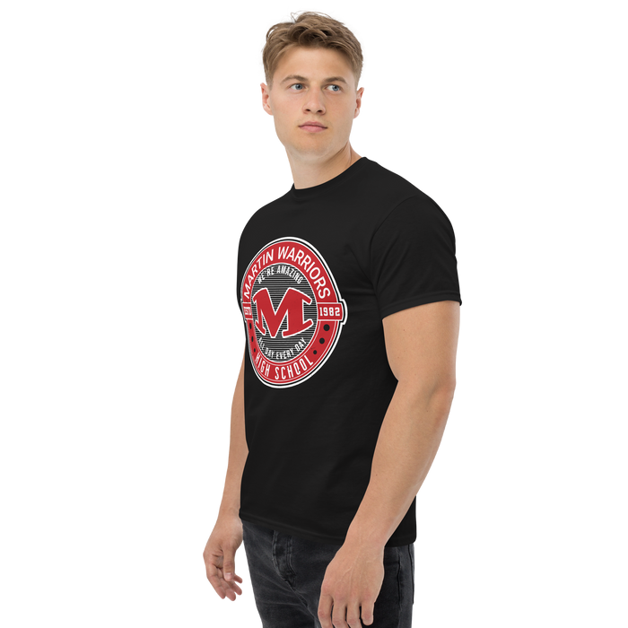 Martin High School Warriors Black Classic Unisex T-shirt 224