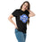 Woman wearing New Caney High School Eagles Black Classic Unisex T-shirt 011