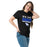 Woman wearing New Caney High School Eagles Black Classic Unisex T-shirt 024