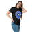 Woman wearing New Caney High School Eagles Black Classic Unisex T-shirt 239