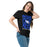 Woman wearing New Caney High School Eagles Black Classic Unisex T-shirt 236