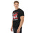 Man wearing North Shore High School Mustangs Black Classic Unisex T-shirt 205