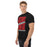 Man wearing North Shore High School Mustangs Black Classic Unisex T-shirt 241