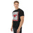 Man wearing North Shore High School Mustangs Black Classic Unisex T-shirt 235