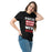 Woman wearing Porter High School Spartans Black Classic Unisex T-shirt 231