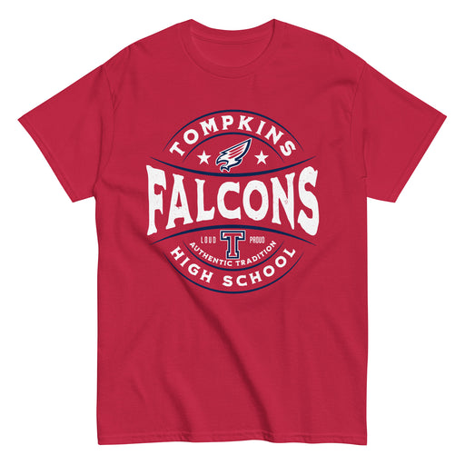 Tompkins High School Falcons Red Classic Unisex T-shirt 218