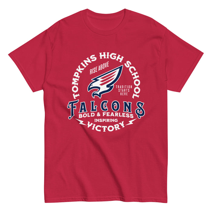 Tompkins High School Falcons Red Classic Unisex T-shirt 206