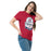 Woman wearing Tompkins High School Falcons Red Classic Unisex T-shirt 219