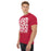 Side view of Cypress Woods High School Wildcats Cardinal Red Classic Unisex T-shirt 236
