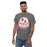 Man wearing North Shore High School Mustangs Dark Grey Classic Unisex T-shirt 219