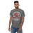 Man wearing Round Rock High School Dragons Dark Grey Classic Unisex T-shirt 206