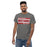 Front view of North Shore High School Mustangs Dark Grey Classic Unisex T-shirt 098