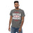Front view of Odessa High School Bronchos Dark Grey Classic Unisex T-shirt 210