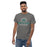 Front view of Reagan High School Rattlers Dark Grey Classic Unisex T-shirt 222